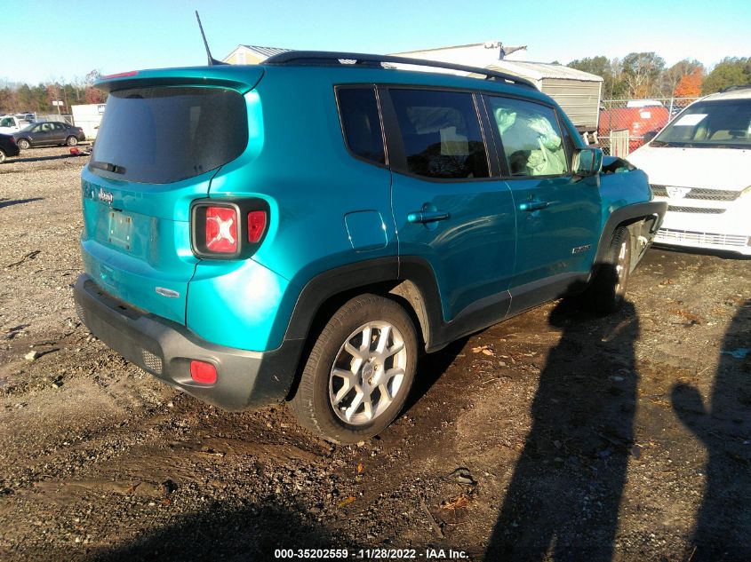 2020 JEEP RENEGADE LATITUDE VIN: ZACNJABBXLPL72027