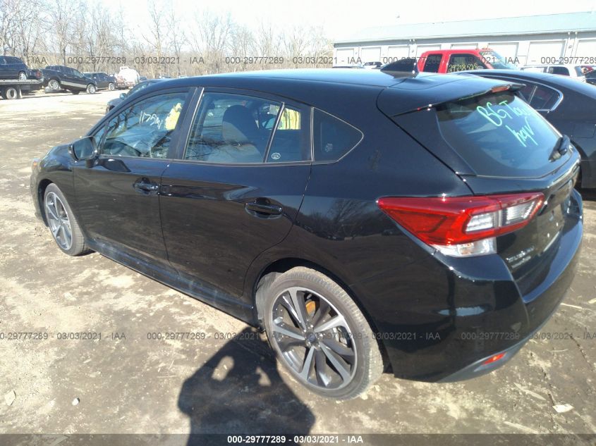 2020 SUBARU IMPREZA SPORT VIN: 4S3GTAL62L3725176