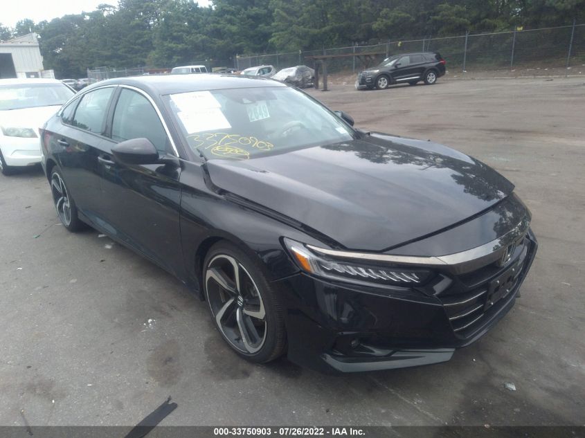 2021 HONDA ACCORD SEDAN SPORT SE VIN: 1HGCV1F47MA118997