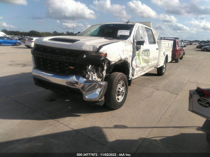2021 CHEVROLET SILVERADO 2500HD WORK TRUCK VIN: 1GB1WLE72MF223187