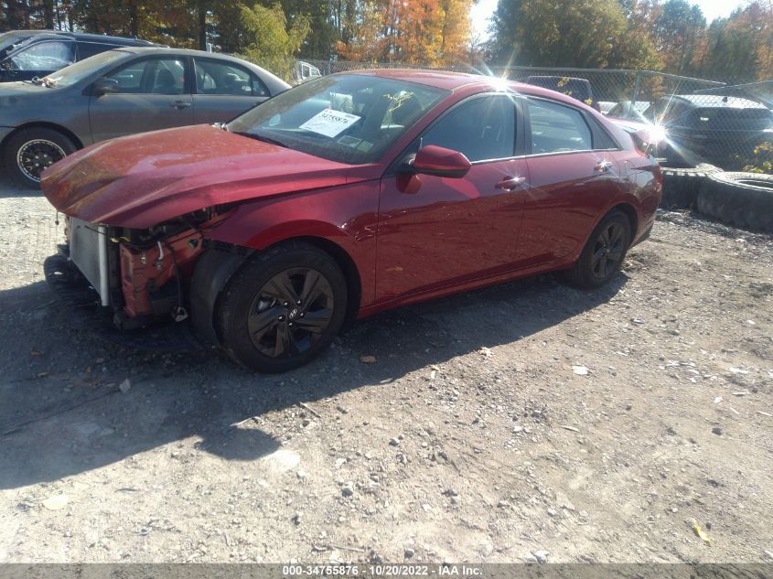 2021 HYUNDAI ELANTRA SEL VIN: KMHLS4AG1MU089792
