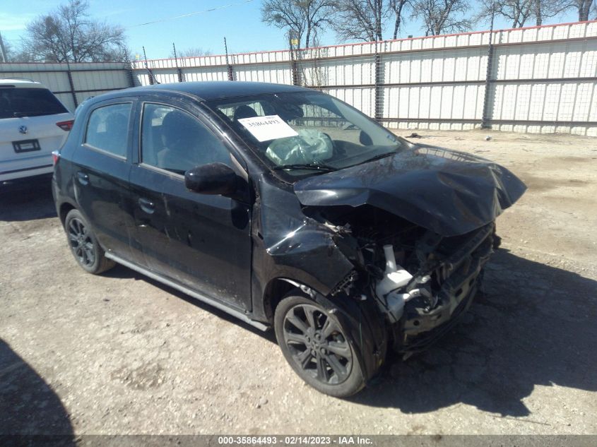 2022 MITSUBISHI MIRAGE SE/BLACK EDITION VIN: ML32AWHJ2NH006299