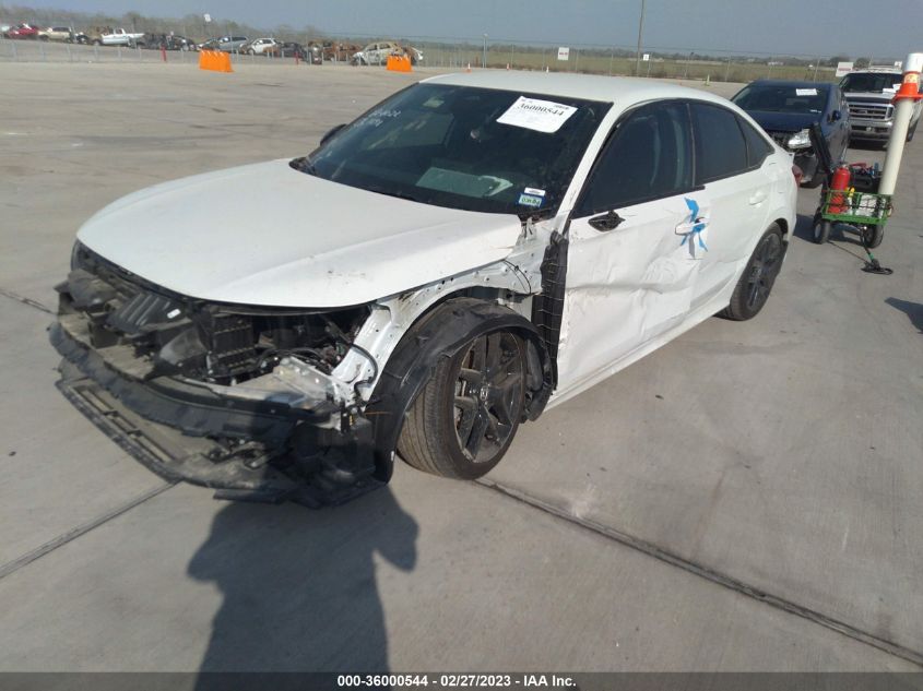 2022 HONDA CIVIC SEDAN SPORT VIN: 2HGFE2F57NH571807