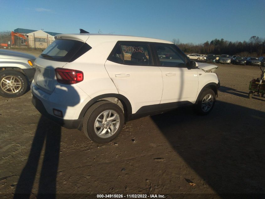 2022 HYUNDAI VENUE SE VIN: KMHRB8A32NU197029