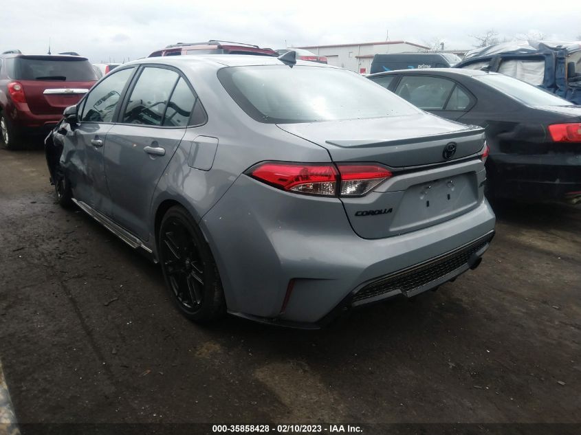 2022 TOYOTA COROLLA SE/SE NIGHTSHADE/APEX SE VIN: 5YFS4MCE4NP104600