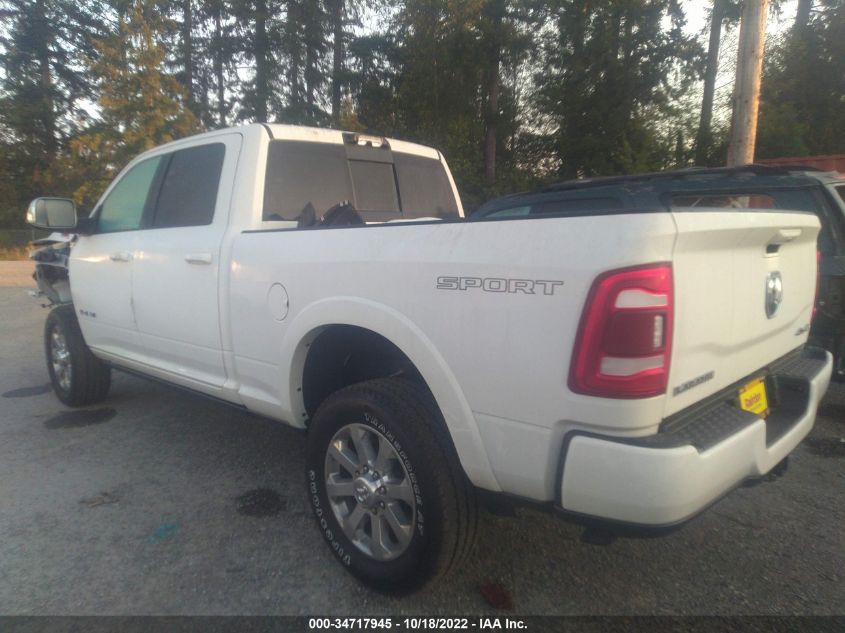 2022 RAM 2500 LARAMIE VIN: 3C6UR5FL0NG319138
