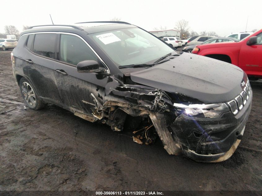 2022 JEEP COMPASS LIMITED VIN: 3C4NJDCB0NT101086