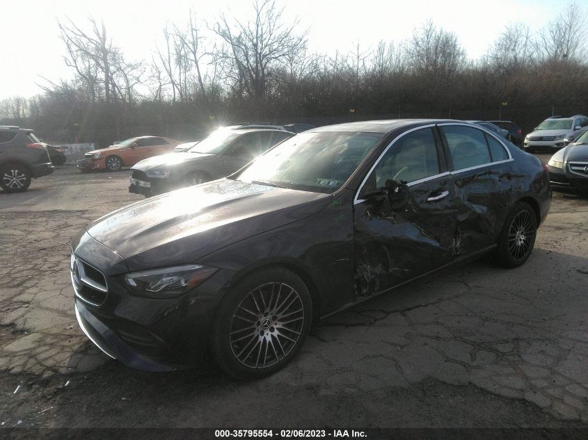 2022 MERCEDES-BENZ C-CLASS C 300 VIN: W1KAF4HB7NR054338