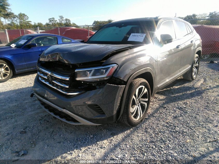 2022 VOLKSWAGEN ATLAS CROSS SPORT 2.0T SEL VIN: 1V2BC2CA7NC211362