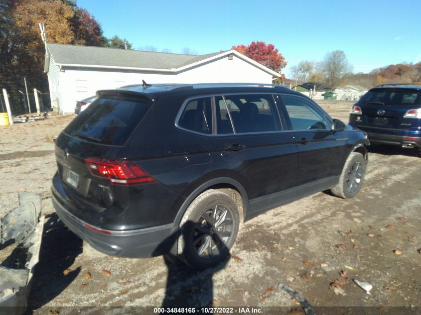 2022 VOLKSWAGEN TIGUAN SE VIN: 3VV2B7AX7NM017732