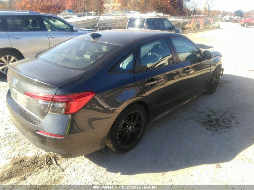 2022 HONDA CIVIC SEDAN SPORT VIN: 2HGFE2F52NH566840