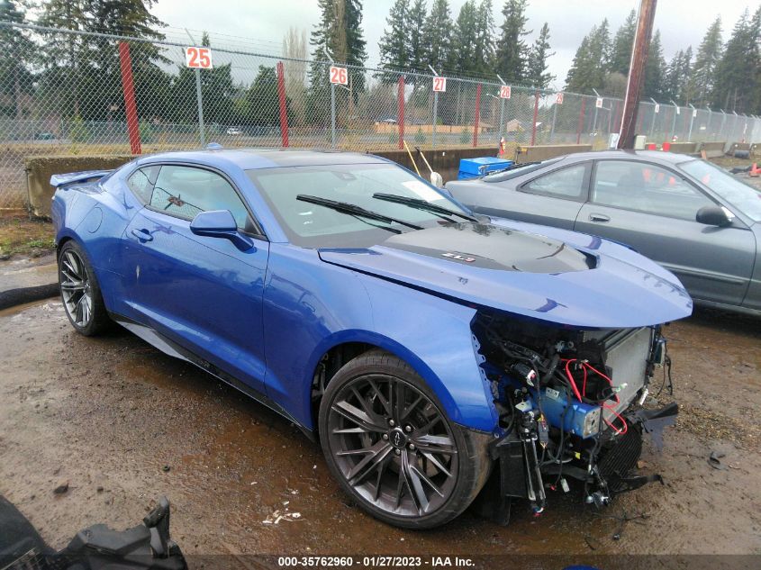 2022 CHEVROLET CAMARO ZL1 VIN: 1G1FJ1R68N0107012