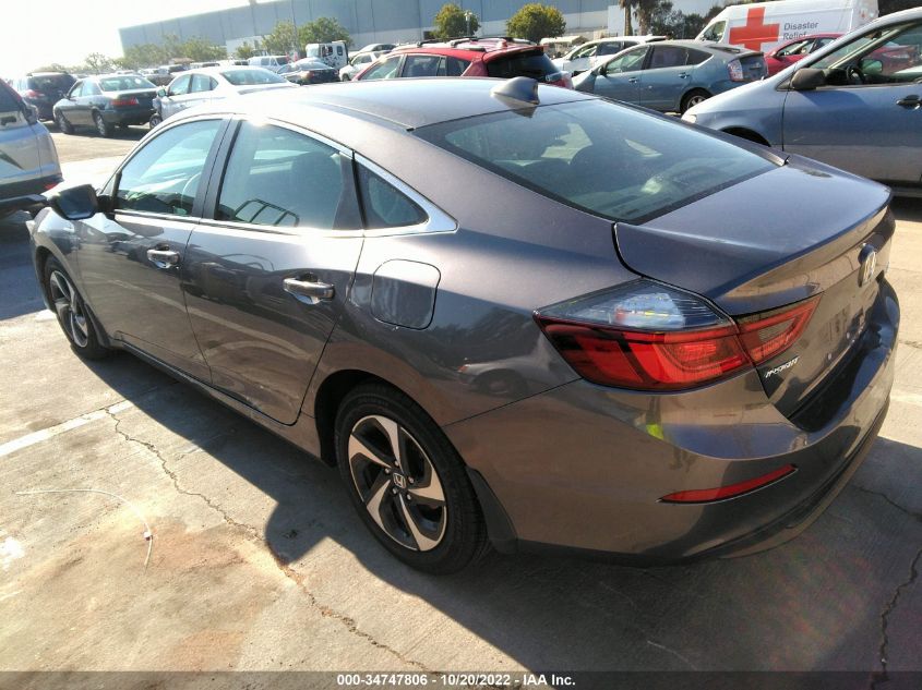 2022 HONDA INSIGHT EX VIN: 19XZE4F53NE009857