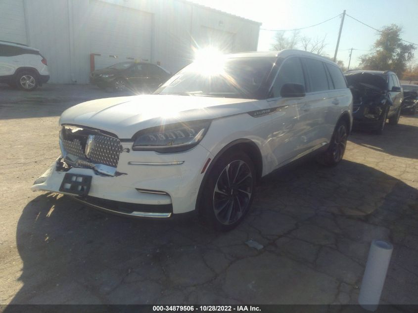 2022 LINCOLN AVIATOR RESERVE VIN: 5LM5J7XC3NGL09741