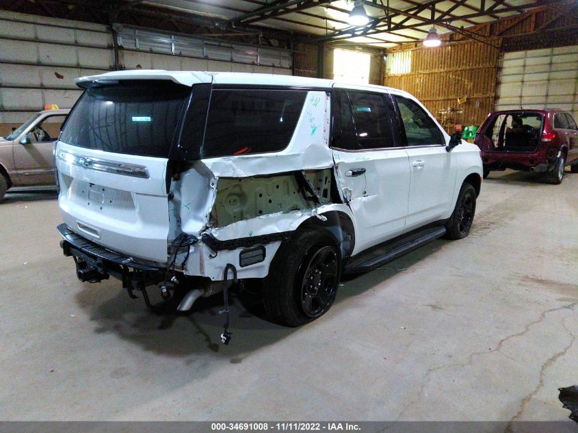 2021 CHEVROLET TAHOE COMMERCIAL VIN: 1GNSKLEDXMR375449