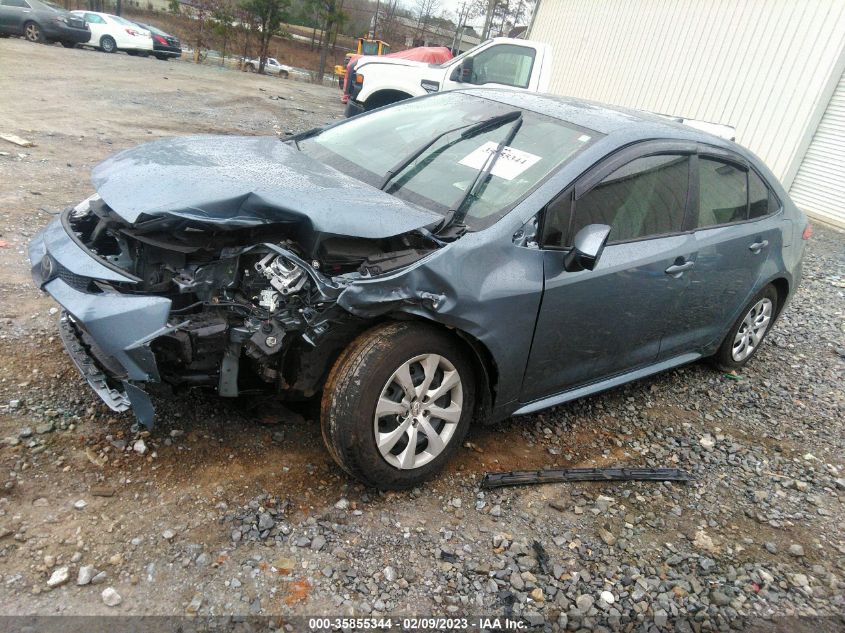 2022 TOYOTA COROLLA LE VIN: JTDEPMAE7N3006516