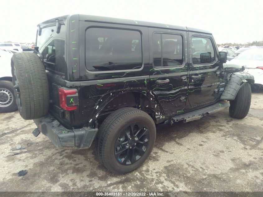 2023 JEEP WRANGLER 4XE SAHARA VIN: 1C4JJXP64PW570109