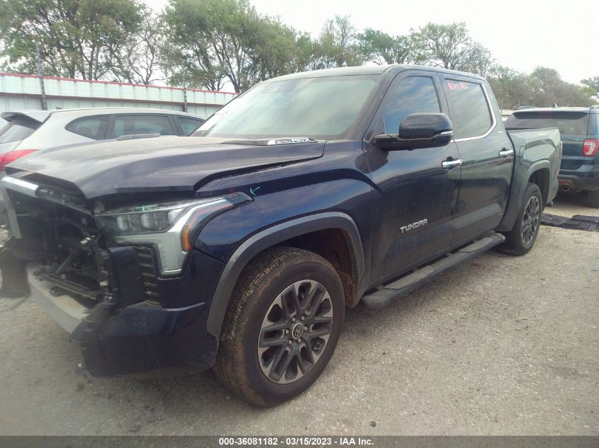 2022 TOYOTA TUNDRA 2WD LIMITED HYBRID VIN: 5TFJC5AB6NX001337