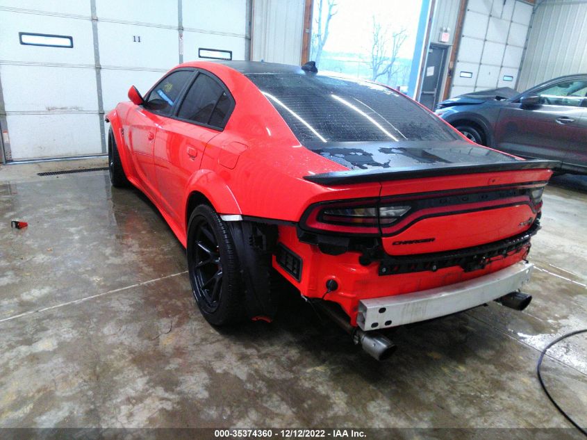 2021 DODGE CHARGER SRT HELLCAT REDEYE VIN: 2C3CDXL94MH617928