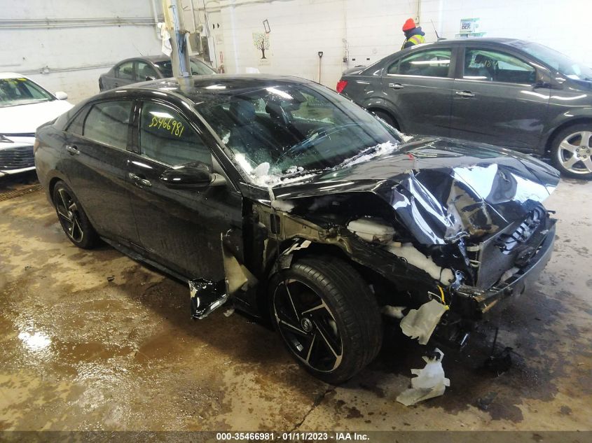 2021 HYUNDAI ELANTRA N LINE VIN: KMHLR4AF3MU158159