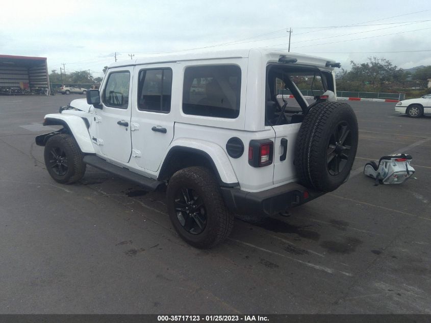 2021 JEEP WRANGLER UNLIMITED SAHARA ALTITUDE VIN: 1C4HJXEN0MW756931