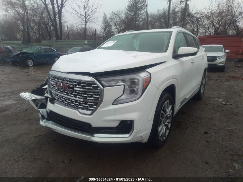 2022 GMC TERRAIN DENALI VIN: 3GKALXEV6NL199319