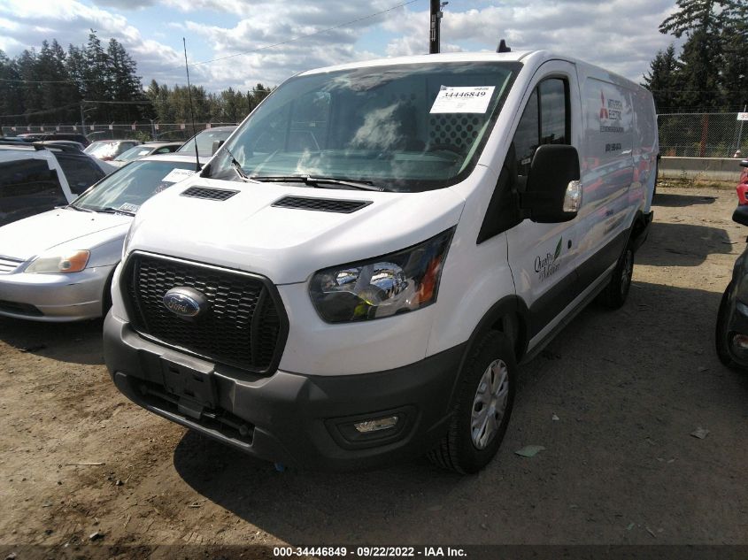 2021 FORD TRANSIT CARGO VAN VIN: 1FTBR1Y82MKA66753