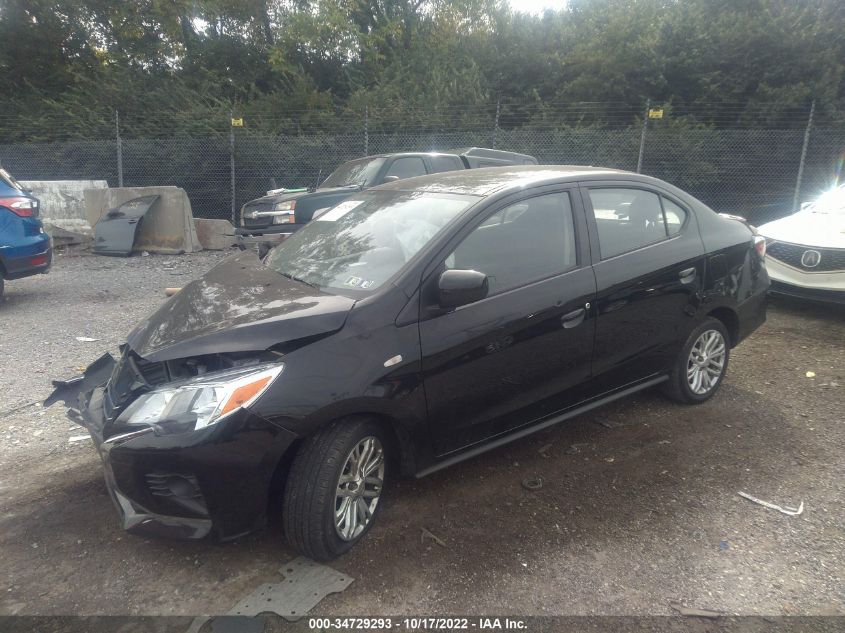 2021 MITSUBISHI MIRAGE G4 ES/LE/CARBONITE EDITION VIN: ML32FUFJ9MHF01612