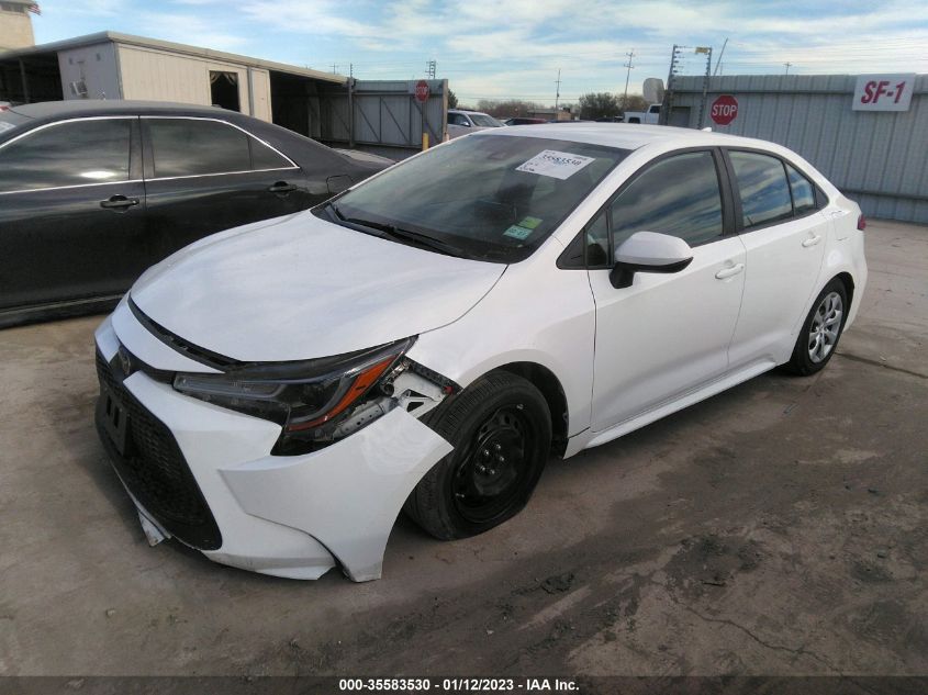 2021 TOYOTA COROLLA LE VIN: 5YFEPMAE1MP206975