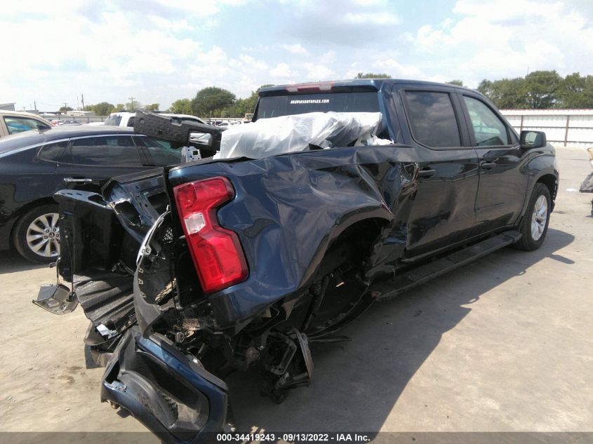 2021 CHEVROLET SILVERADO 1500 CUSTOM VIN: 3GCPWBEK0MG379845