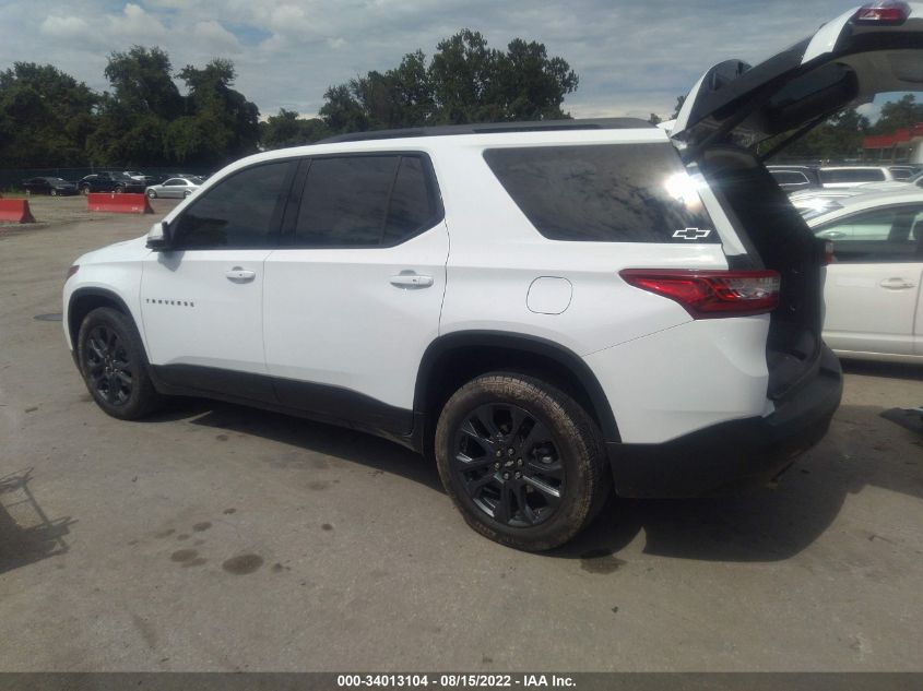 2021 CHEVROLET TRAVERSE RS VIN: 1GNEVJKW4MJ120065