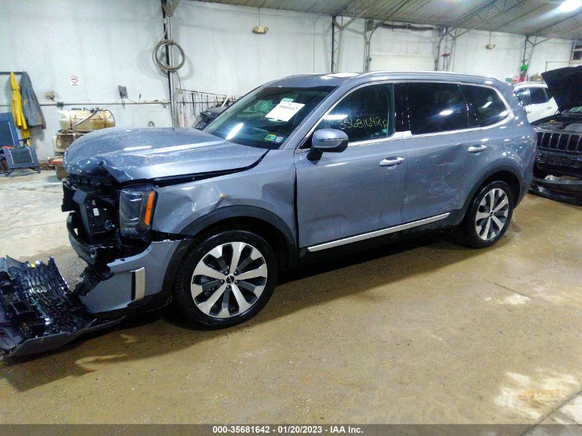 2022 KIA TELLURIDE S VIN: 5XYP6DHC6NG316247