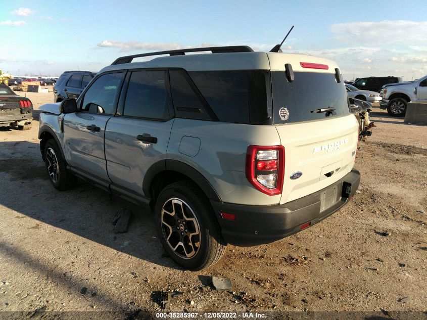 2021 FORD BRONCO SPORT BIG BEND VIN: 3FMCR9B63MRA88200