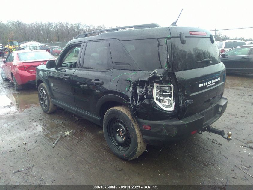 2022 FORD BRONCO SPORT BIG BEND VIN: 3FMCR9B68NRD19030