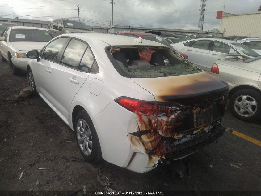 2022 TOYOTA COROLLA LE VIN: JTDEPMAE9N3015136