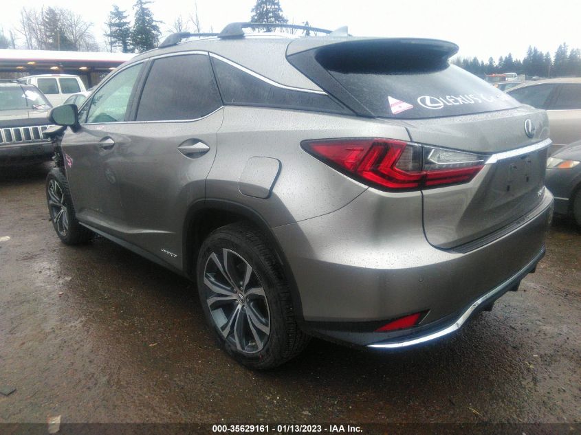2021 LEXUS RX RX 450H VIN: 2T2HGMDA7MC068411