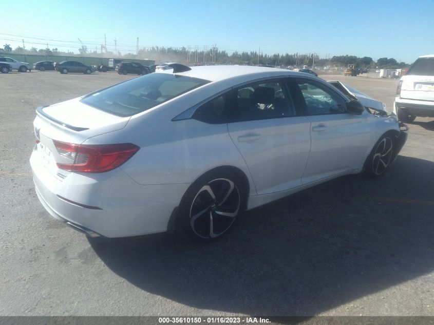2022 HONDA ACCORD SEDAN SPORT SE VIN: 1HGCV1F40NA073029