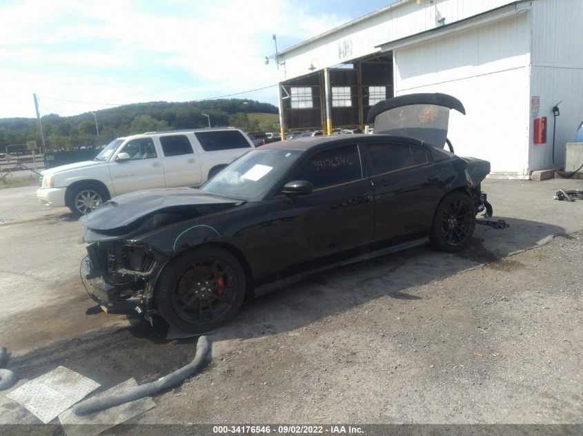 2021 DODGE CHARGER SCAT PACK VIN: 2C3CDXGJ2MH562013