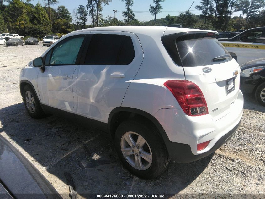 2022 CHEVROLET TRAX LS VIN: KL7CJKSM1NB543405