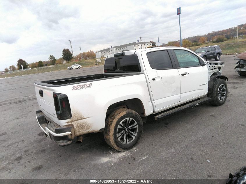 2021 CHEVROLET COLORADO 4WD Z71 VIN: 1GCGTDEN2M1226476