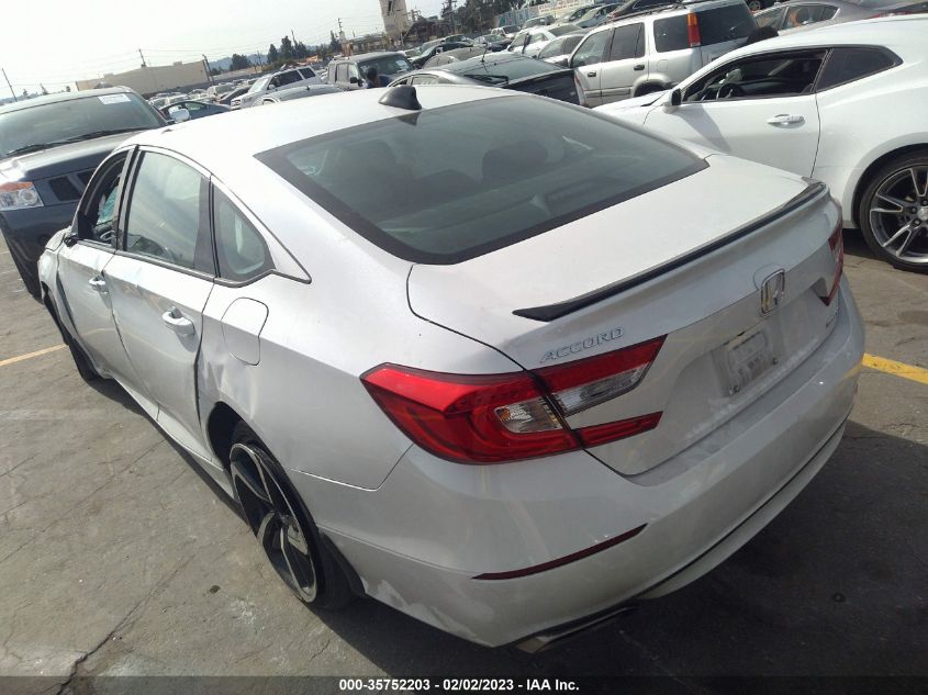 2021 HONDA ACCORD SEDAN SPORT VIN: 1HGCV1F34MA096660