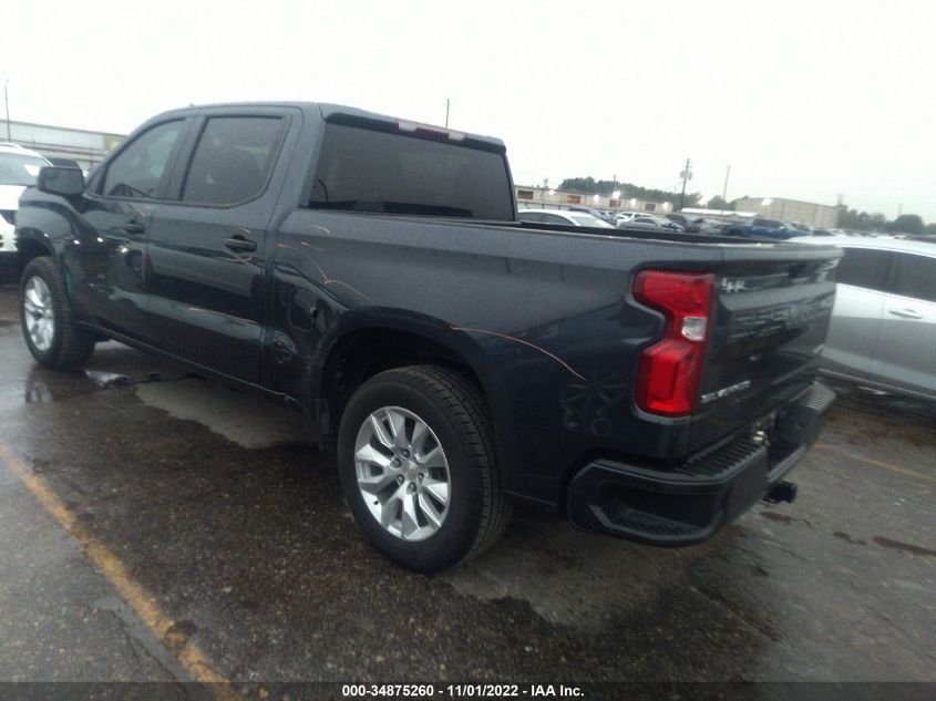 2021 CHEVROLET SILVERADO 1500 CUSTOM VIN: 1GCPWBEH4MZ159340