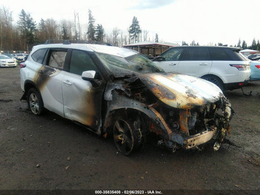 2022 TOYOTA HIGHLANDER L VIN: 5TDCZRBH9NS583960