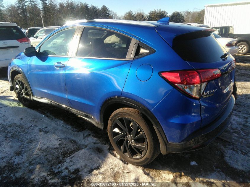 2022 HONDA HR-V SPORT VIN: 3CZRU6H18NM752751