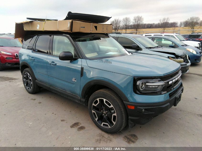 2021 FORD BRONCO SPORT OUTER BANKS VIN: 3FMCR9C60MRB01225