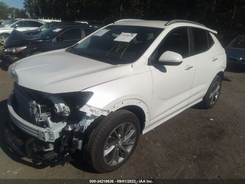 2022 BUICK ENCORE GX PREFERRED VIN: KL4MMBS27NB092584