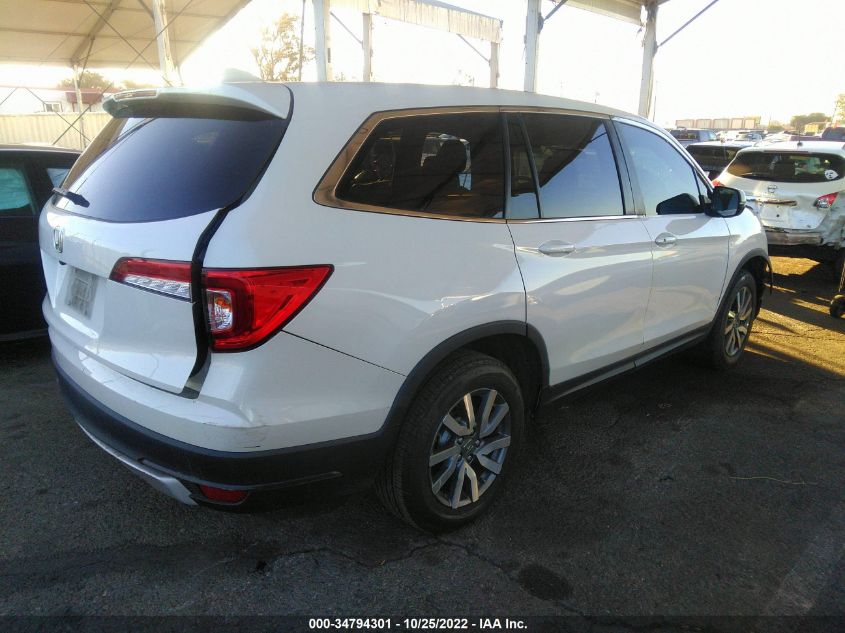 2020 HONDA PILOT EX VIN: 5FNYF5H3XLB028357