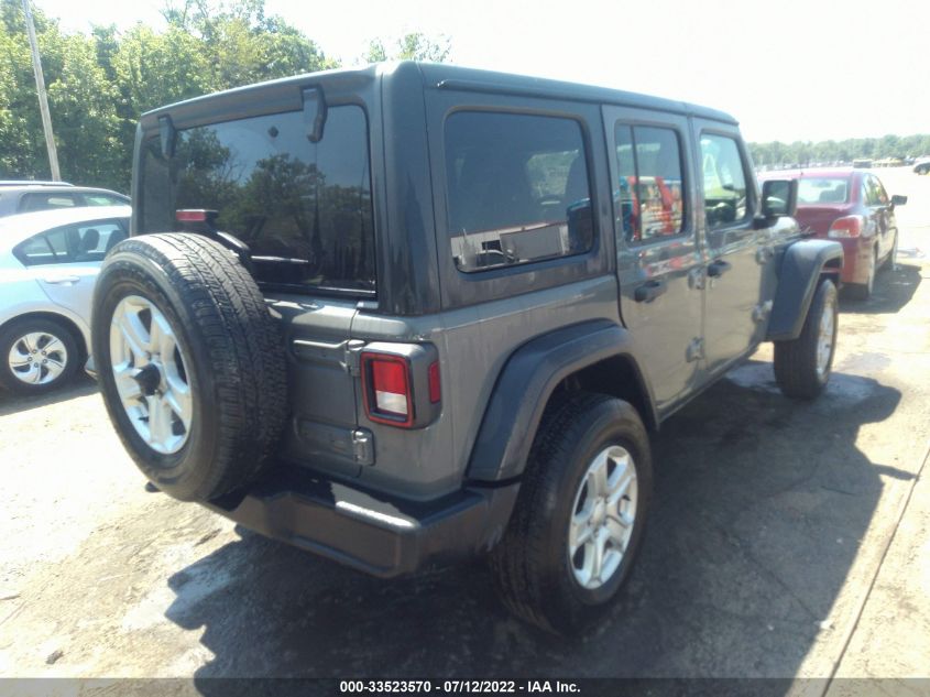 2020 JEEP WRANGLER UNLIMITED SPORT S VIN: 1C4HJXDN0LW227334