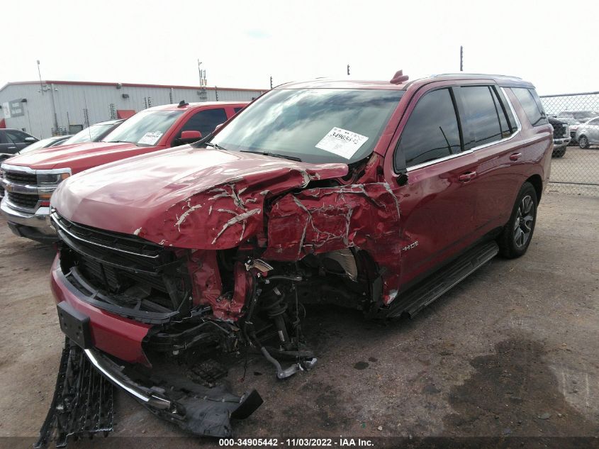 2021 CHEVROLET TAHOE LT VIN: 1GNSCNKD1MR334222
