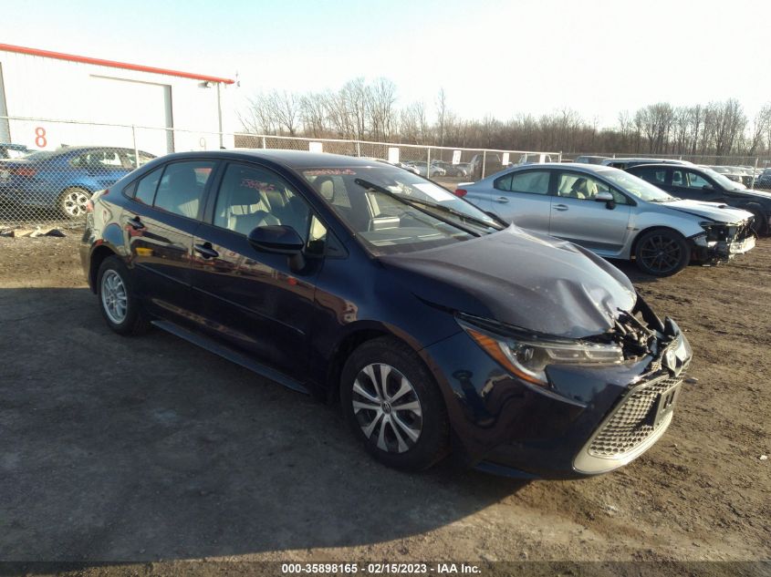 2022 TOYOTA COROLLA HYBRID LE VIN: JTDEAMDE3NJ049257